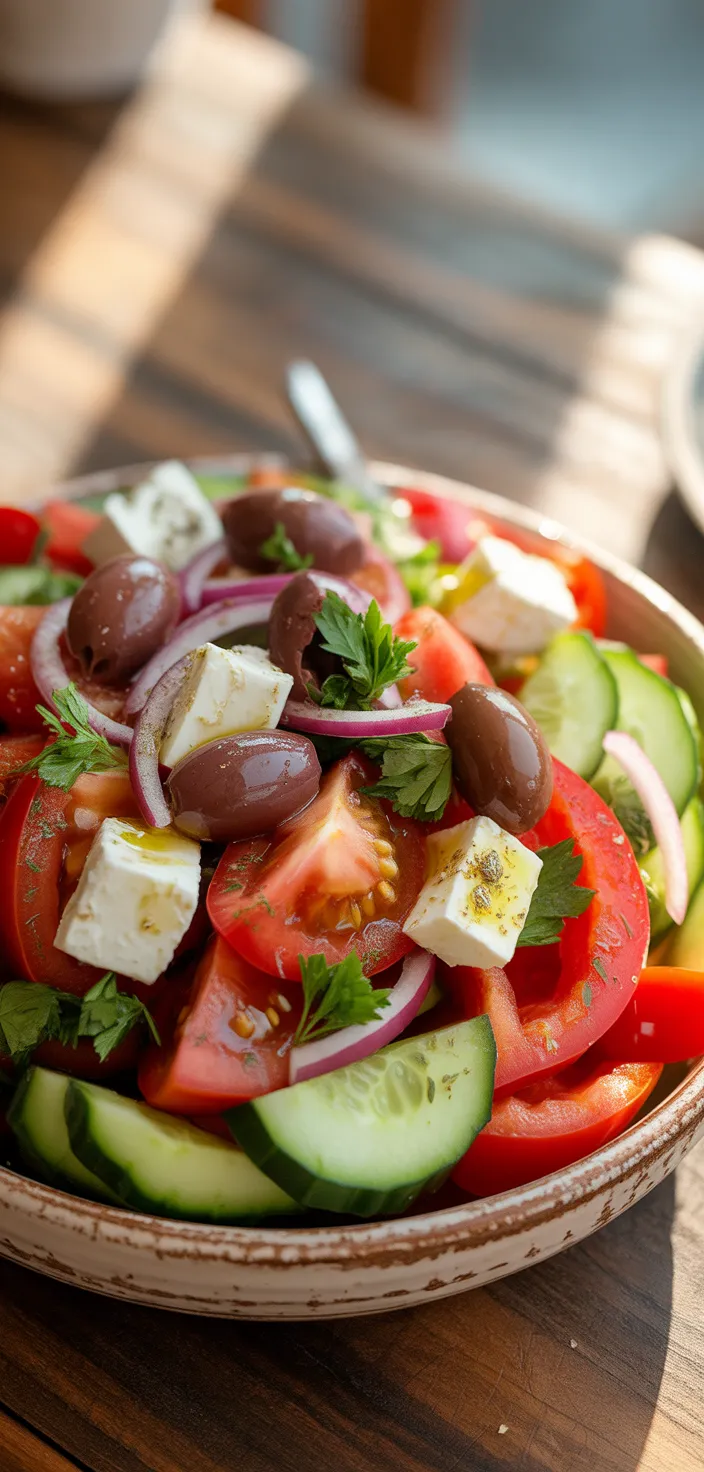Ingredients photo for Easy Greek Salad Recipe