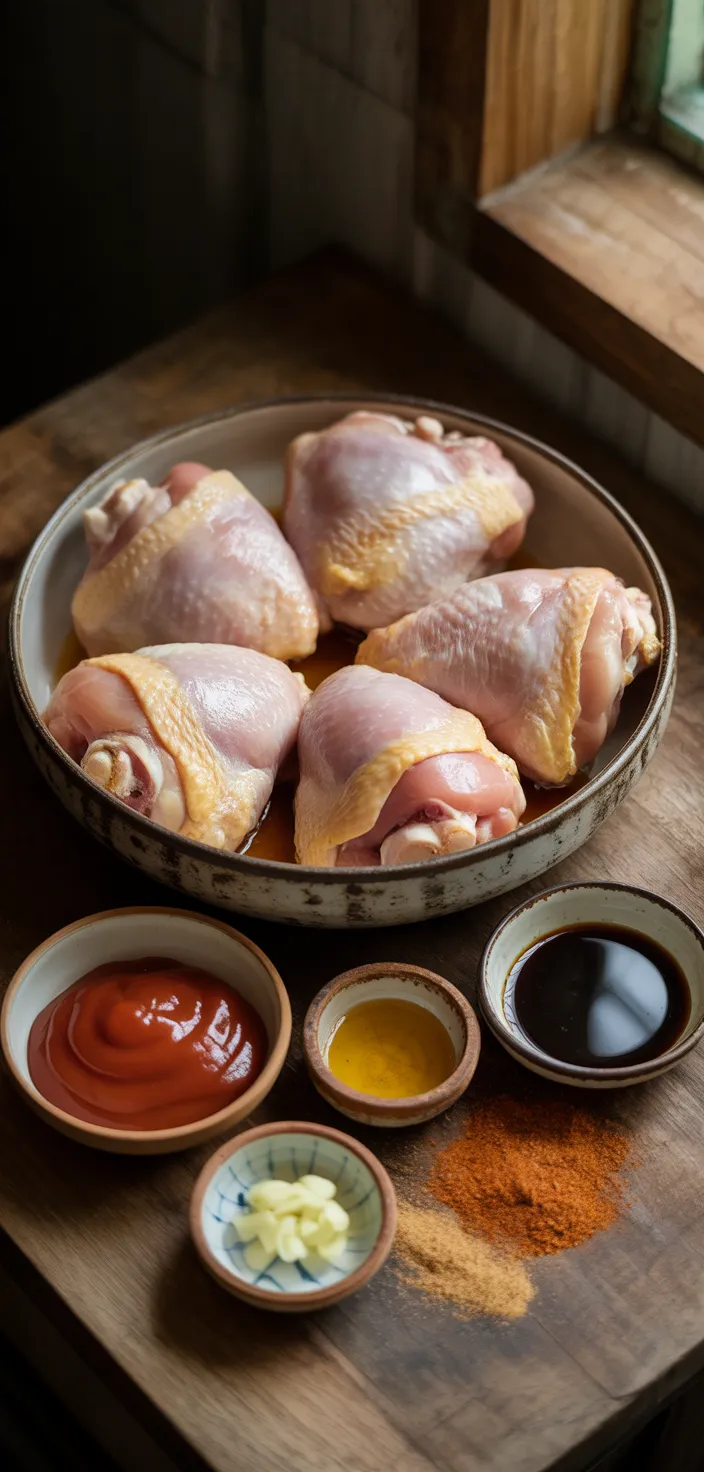 Ingredients photo for Pioneer Woman Slow Cooker Chicken Thighs Recipe