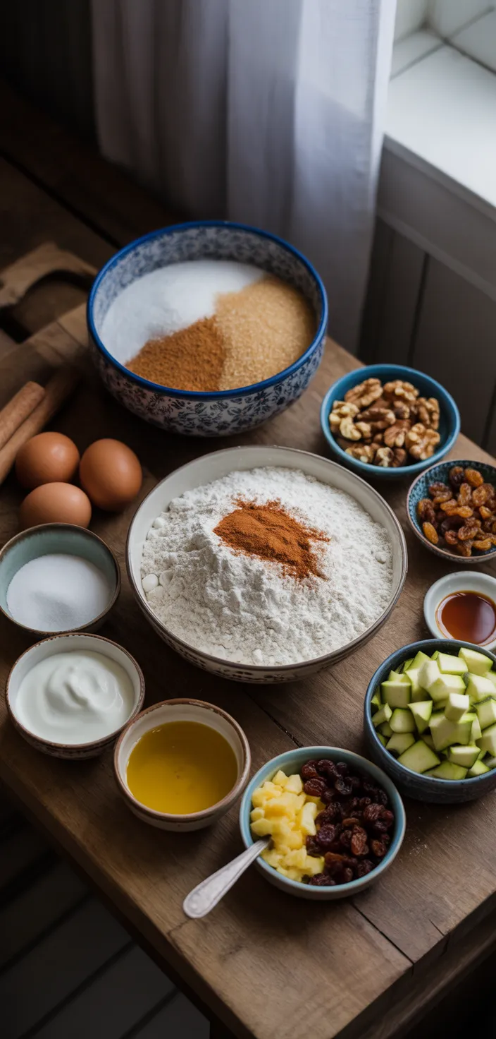 Ingredients photo for The BEST Zucchini Bread Recipe