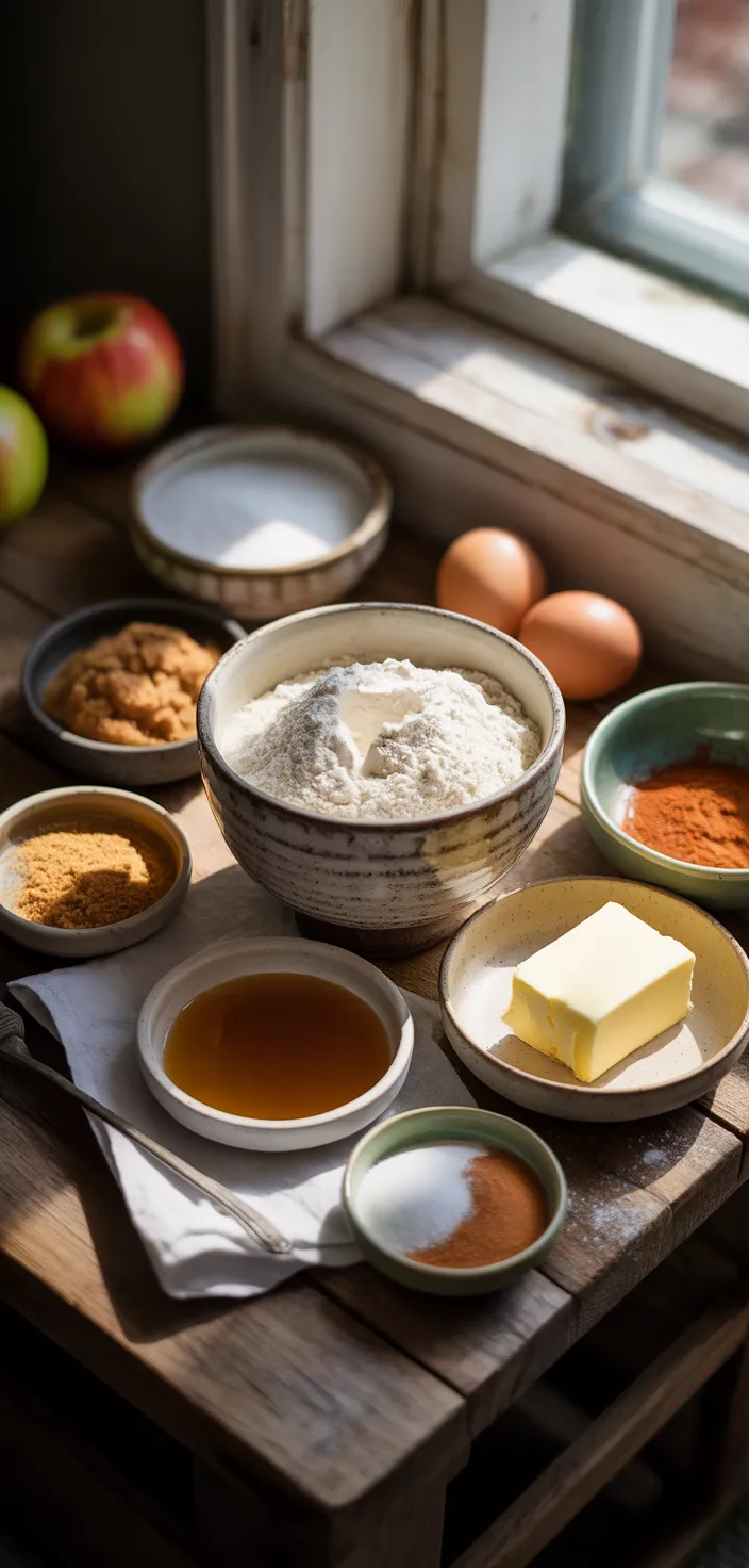 Ingredients photo for Apple Cider Cupcakes Recipe