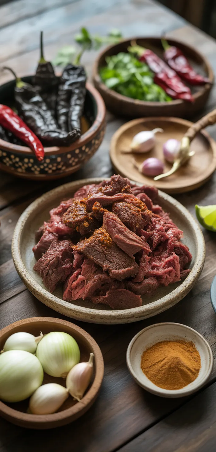 Ingredients photo for Best Birria Tacos Recipe