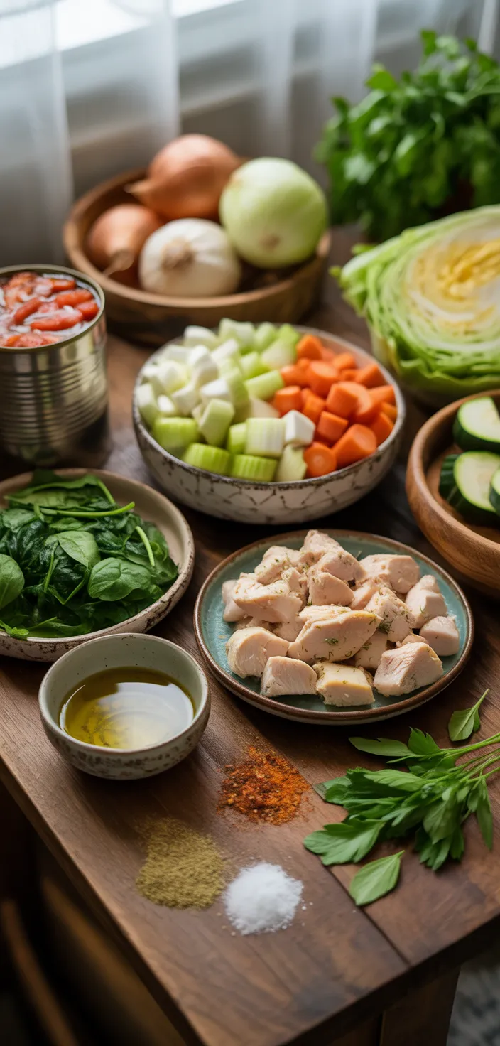 Ingredients photo for Healthy Detox Soup (So Easy!) Recipe