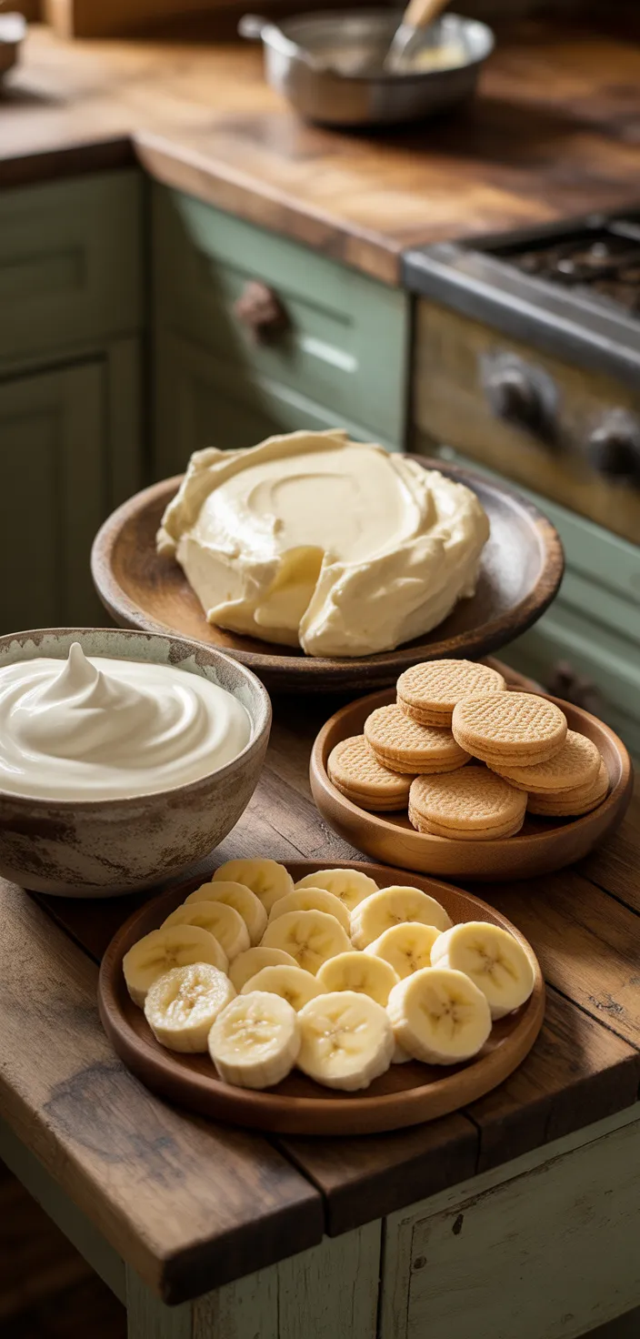 Ingredients photo for Paula Deen’s Banana Pudding Recipe