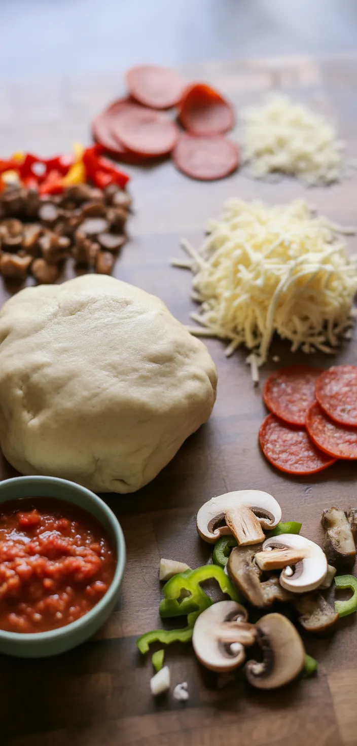 Ingredients photo for Pizza Cupcakes Recipe
