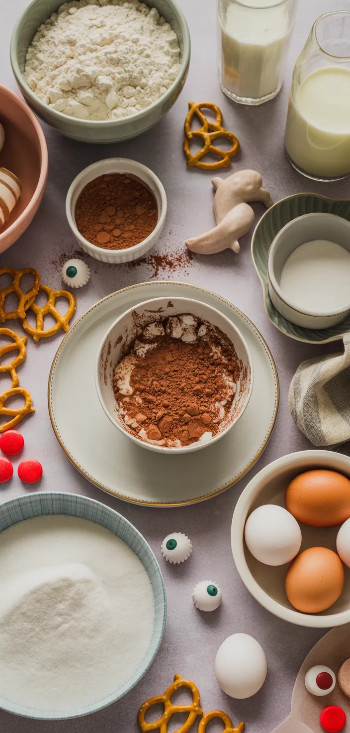 Ingredients photo for Reindeer Cupcakes Recipe